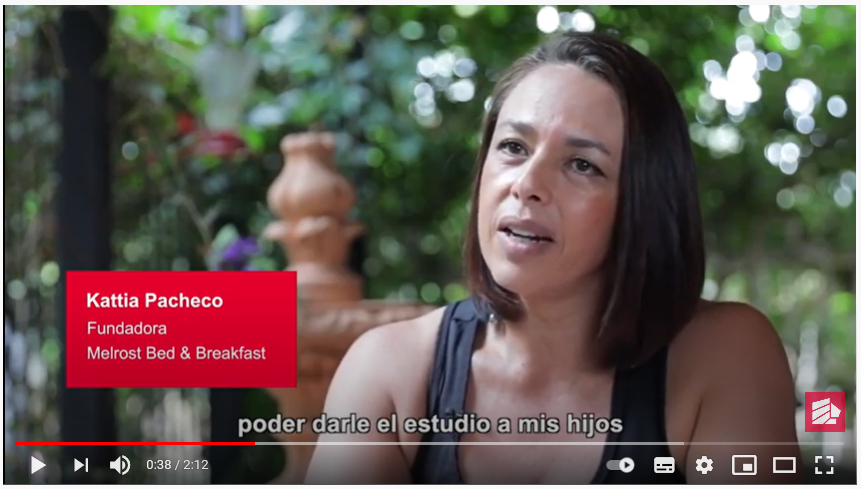 Kattia Pacheco emprendedora Melrost Bed & Breakfast de Alajuela
