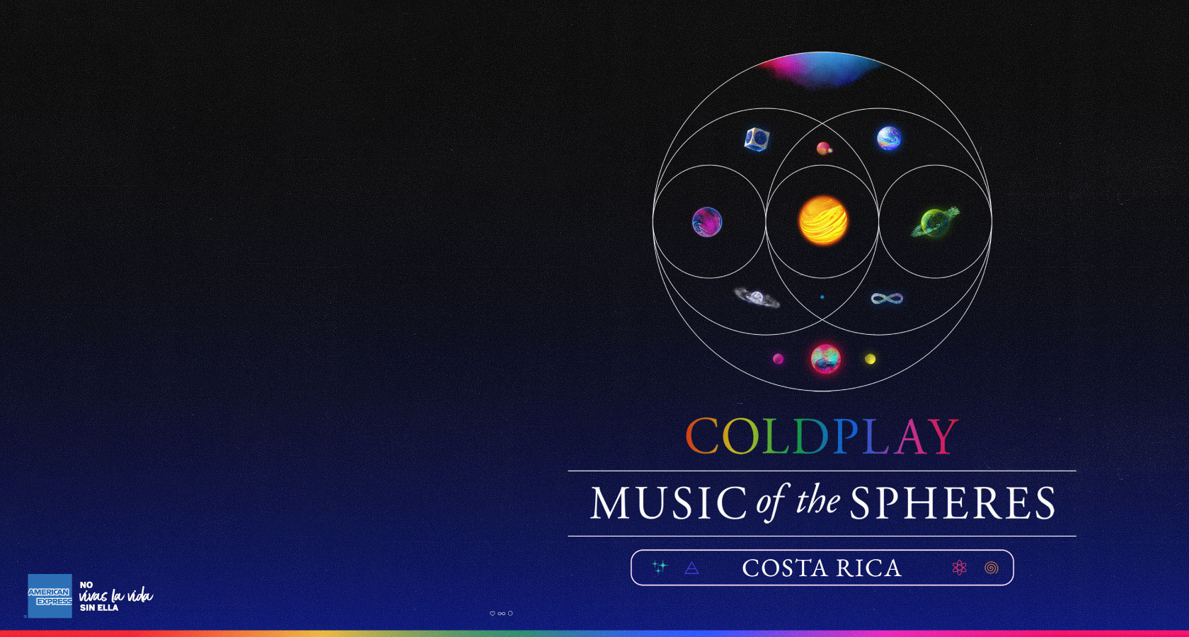 Publicidad de concierto de Coldplay