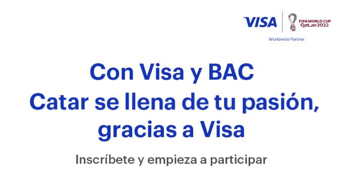 Con Visa y BAC 