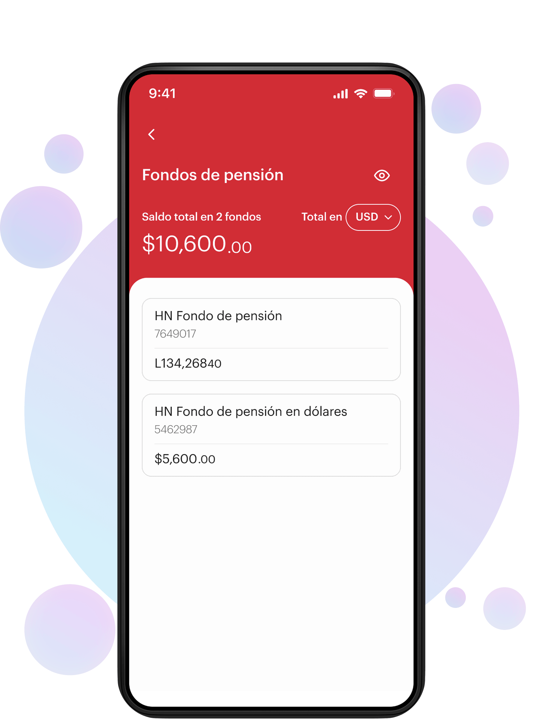 Fondos de pensión Nueva App BAC