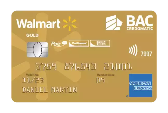Tarjeta Walmart  Gold