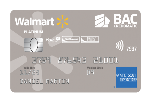 Tarjeta Walmart Platinum