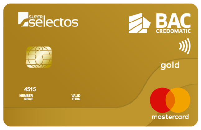 Tarjeta de Crédito Mastercard Dorada 