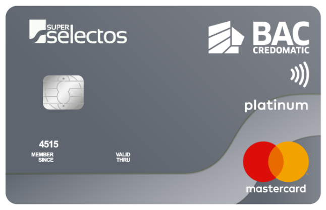 Tarjeta Selectos Mastercard Platino
