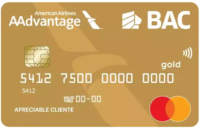 Tarejeta Mastercard AAdvantage Dorada