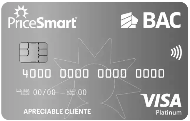 Tarjeta Visa Pricesmart Platinum