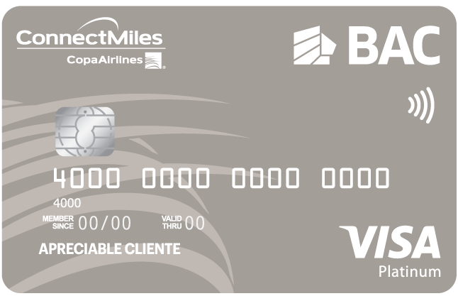 Tarjeta Visa Connect Miles Platino