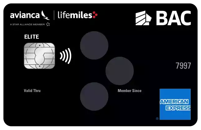 AMEX AVIANCA LIFEMILES ELITE BAC
