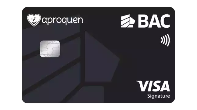 Tarjeta Visa Signature Aproquen