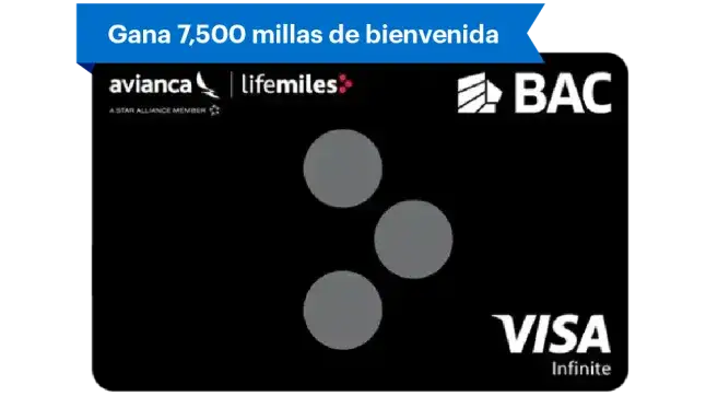 Gana 7500 millas de bienvenida con tu Lifemiles Visa Infinite