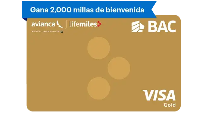 Gana 2000 millas de bienvenida con tu Lifemiles Visa Gold