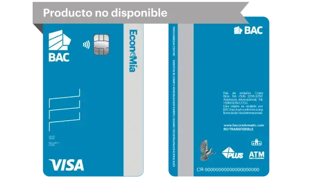 Producto no disponible Tarjeta EconoMia Visa