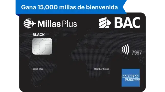 Tarjeta AMEX Millas Plus Black BAC