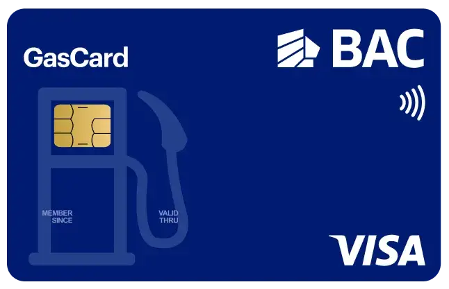 Tarjeta GasCard Visa de Bac Honduras