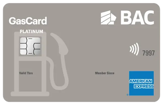 Tarjeta de crédito AMEX GasCard