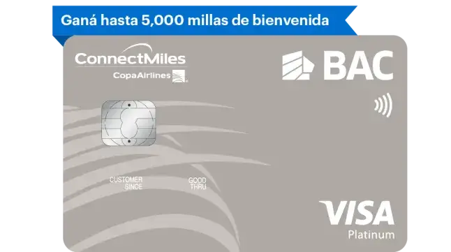 Tarjeta Visa ConnectMiles Platinum