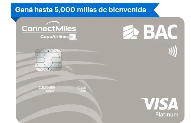 Tarjeta Visa ConnectMiles Platinum