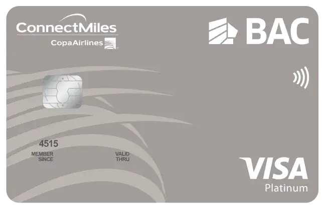  Tarjeta de Crédito Visa ConnectMiles Platinum