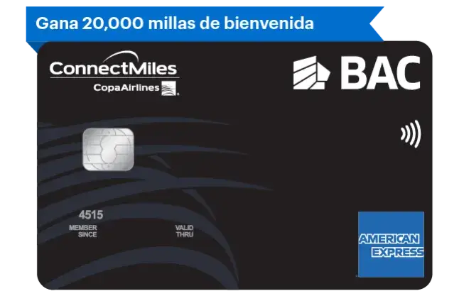 Tarjeta de Crédito ConnectMiles Infinite AMEX 