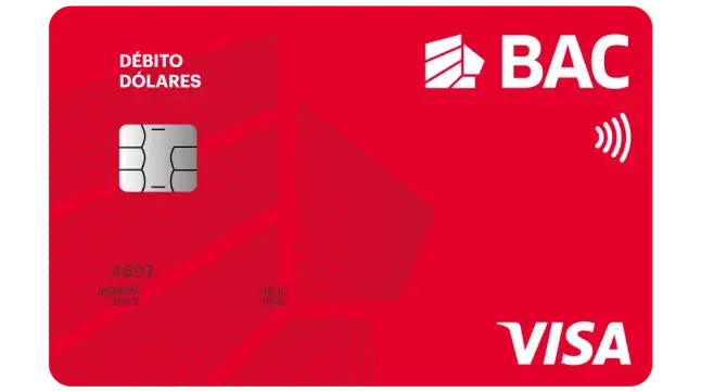 Tarjeta de débito Visa dólares 
