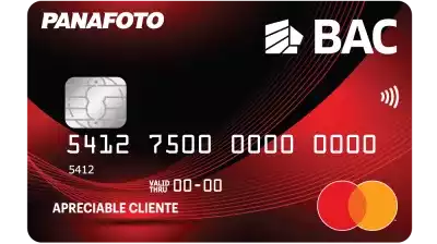 Tarjeta Panafoto Mastercard