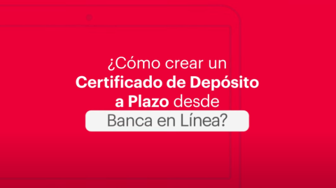 Video tutorial para abrir un certificado de deposito a plazo, CDP, desde Banca en Linea de BAC