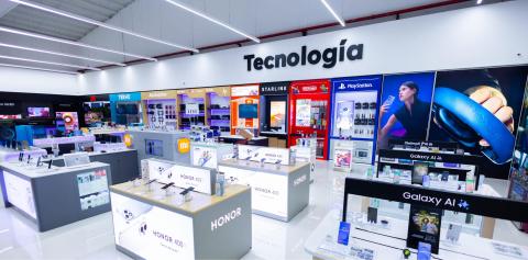 Interior de la Tienda Diunsa en Honduras