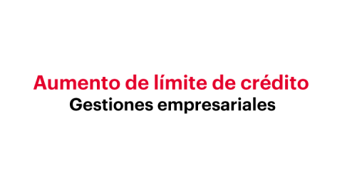 Aumento de limite de credito