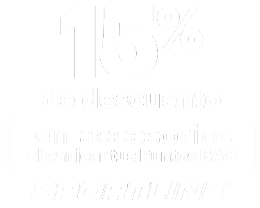 15% de descuento en accesorios al canjear tus Puntos BAC
