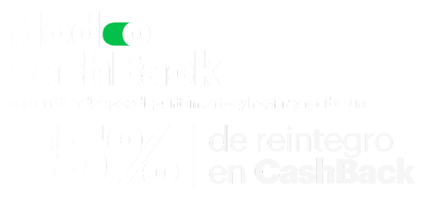 Modo CashBack paga en tiendas por departamento y hogar y recibe un 25% de reintegro en Cashback