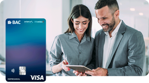 Tarjeta Lifemiles Empresarial de BAC 