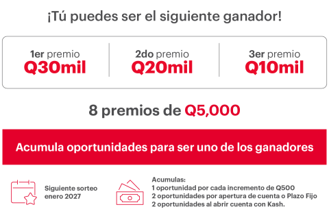 ¡Tú puedes ser el siguiente ganador!