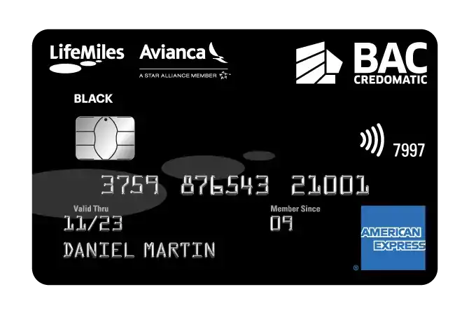 Tarjeta Lifemiles Avianca Black