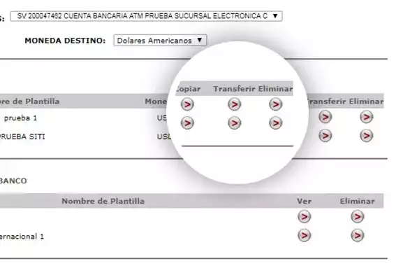 Transferencias internacionales