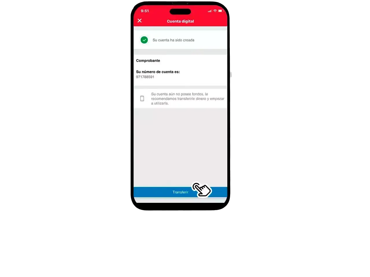 Tutorial App Clienta BAC Cuenta Digital Paso 6