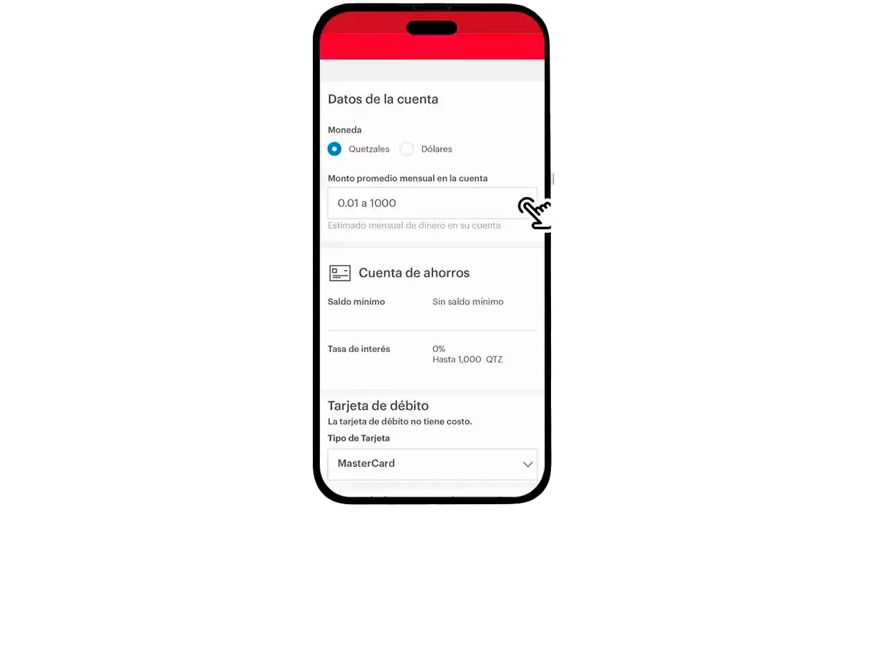Tutorial apertura cuenta digital app cliente nuevo paso 11