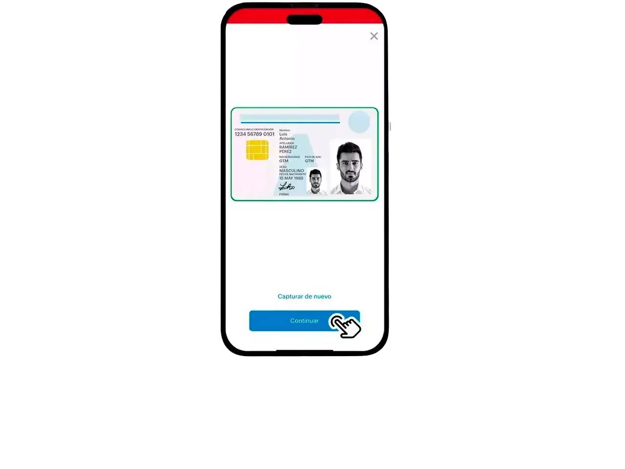 Tutorial apertura cuenta digital app cliente nuevo paso 7