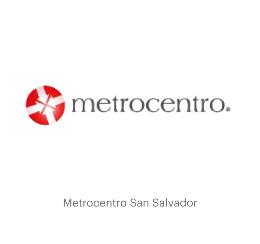 Metrocentro San Salvador, comercio afiliado al servicio Compass El Salvador para entrar y salir de estacionamiento sin filas, tiquetes ni efectivo