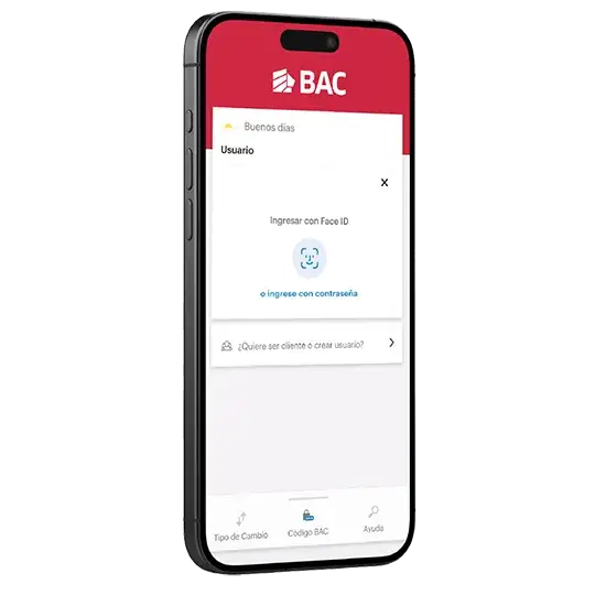 Inicio a APP BAC