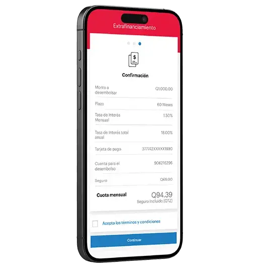 Confirmación de datos