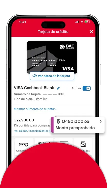 extrafinanciamiento BAC Guatemala