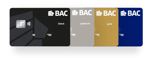 Tarjetas de crédito BAC