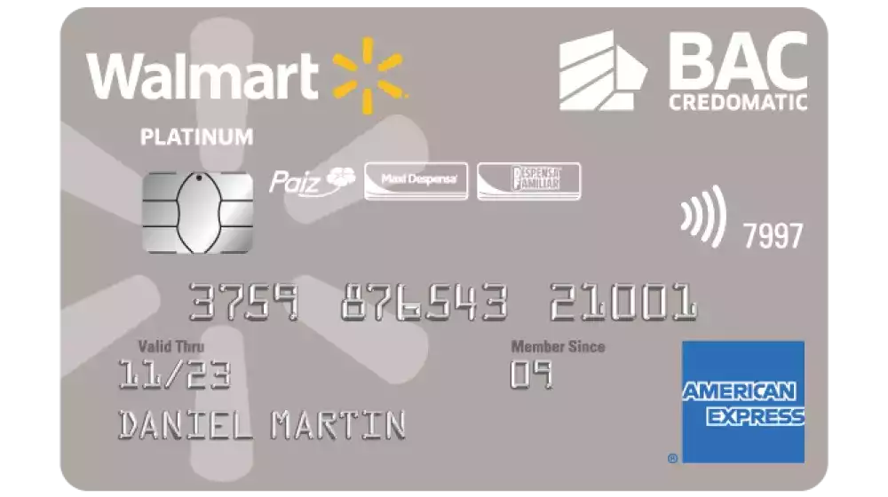 Walmart Platinum American Express — BAC Credomatic