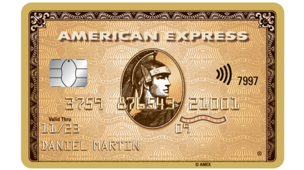 Tarjeta de crédito AMEX Gold