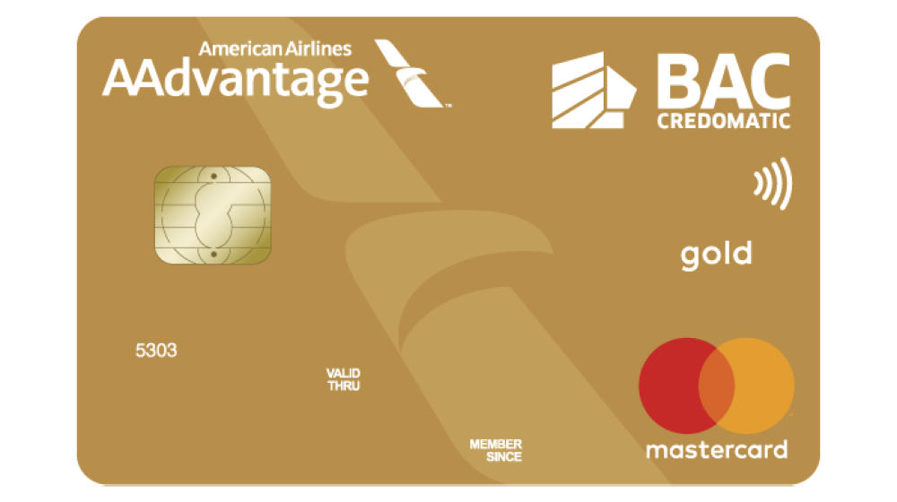 Tarjeta de crédito BAC Credomatic Aadvantage Gold Mastercard