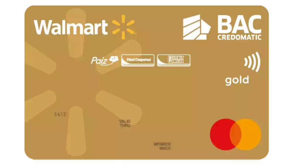 Walmart Dorada Mastercard — BAC Credomatic