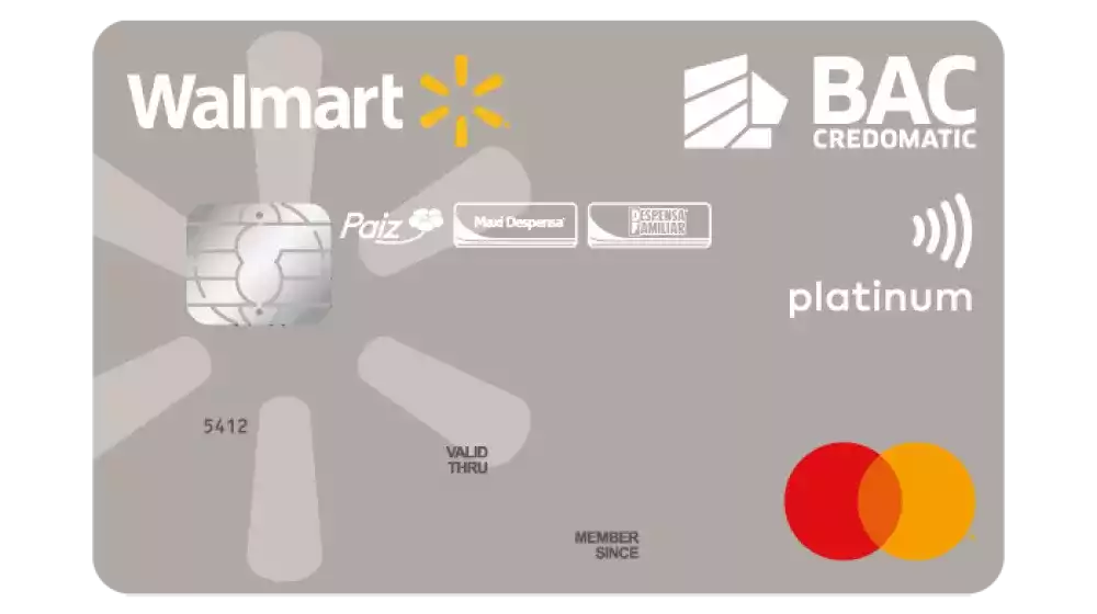 Walmart Platinum Mastercard — BAC Credomatic