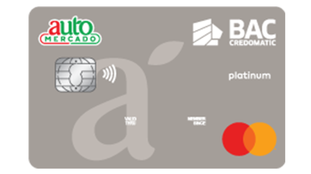 tarjeta Auto Mercado Platino mastercard