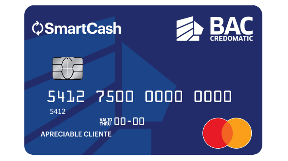 Tarjeta de crédito BAC Credomatic smartcash clasica