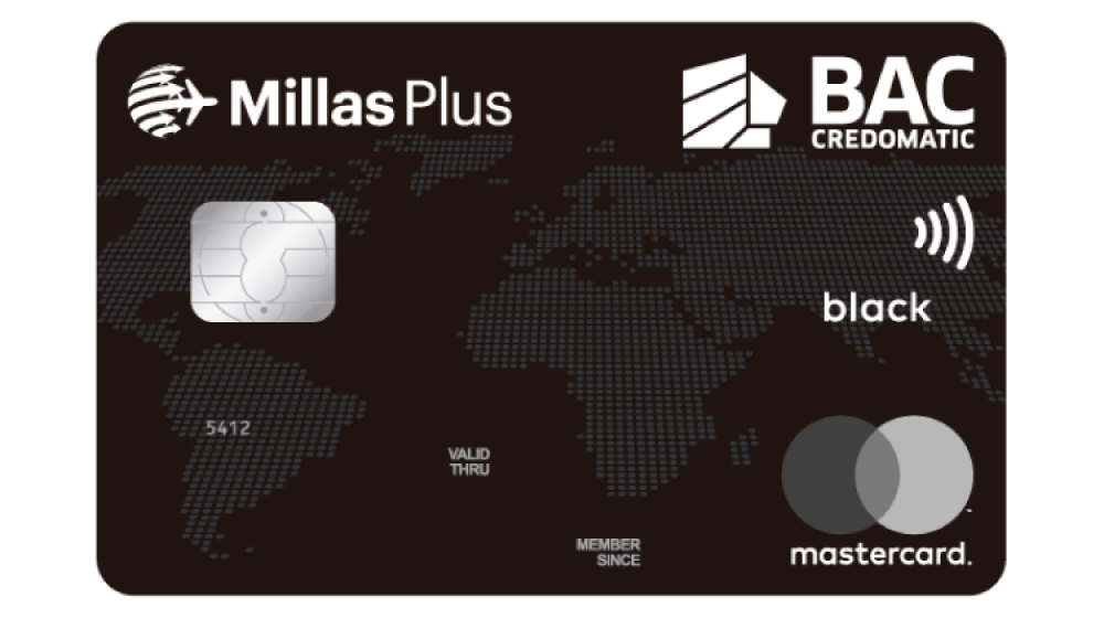 Millas Plus black Mastercard
